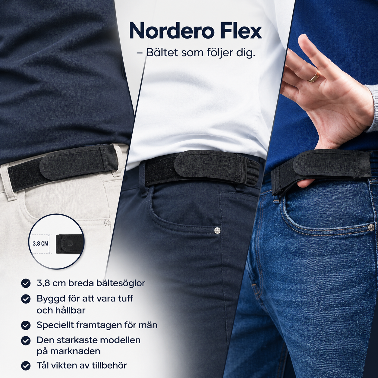 Nordero Flex - Bältet som följer dig